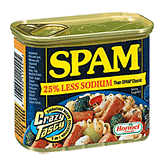 Spam Canned Meat 25% Less Sodium Left Picture